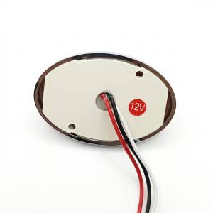 ILUMINATI - ILUMINATI - DFG2AW - PLAFON 13 LEDS AMBAR OVALADO 3" X 2" BISEL CROMADO 12V - Image 2