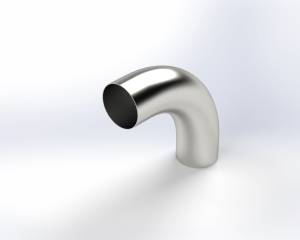 EXFLEX - EXFLEX - EE4901010R8-OC - CODO CROMADO 4" X 90 GRADOS RADIO 8 LARGO 10" X 10"OD OD SIN EXPANSION - Image 2