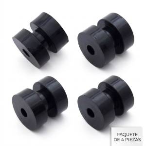UNITED PACIFIC - UNITED PACIFIC  - 21351B-4 - PAQUETE DE CUATRO BUJES PLASTICO POLYURE PB EXHAUST BRACKET - Image 1