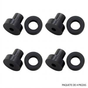 UNITED PACIFIC - UNITED PACIFIC  - 21351B-4 - PAQUETE DE CUATRO BUJES PLASTICO POLYURE PB EXHAUST BRACKET - Image 2